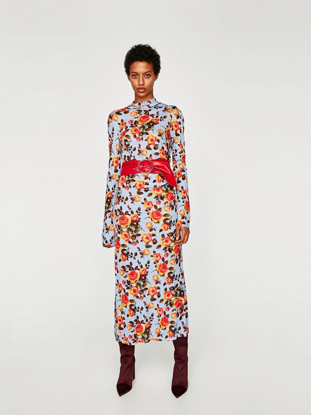 Zara Floral Print Dress
